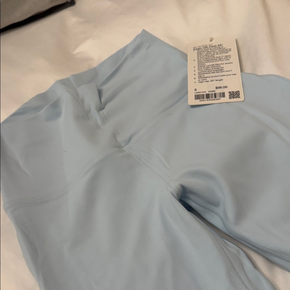 lululemon athletica Pale Blue High-Waist Leggings